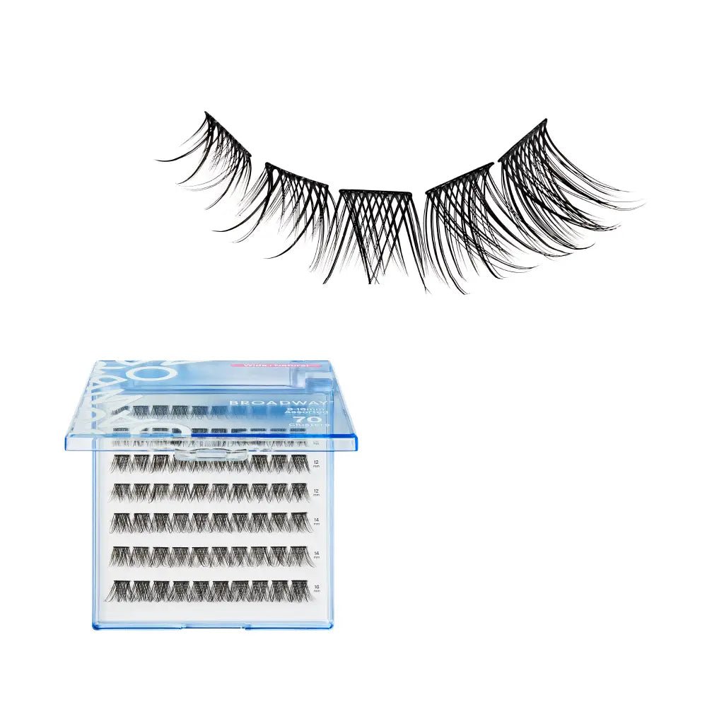 Broadway Natural DIY Cluster Lashes – (70–77pcs) - Beauty Exchange Beauty Supply