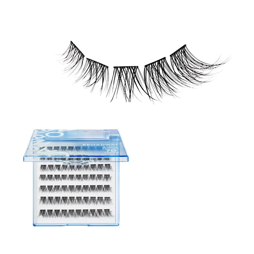 Broadway Natural DIY Cluster Lashes – (70–77pcs) - Beauty Exchange Beauty Supply