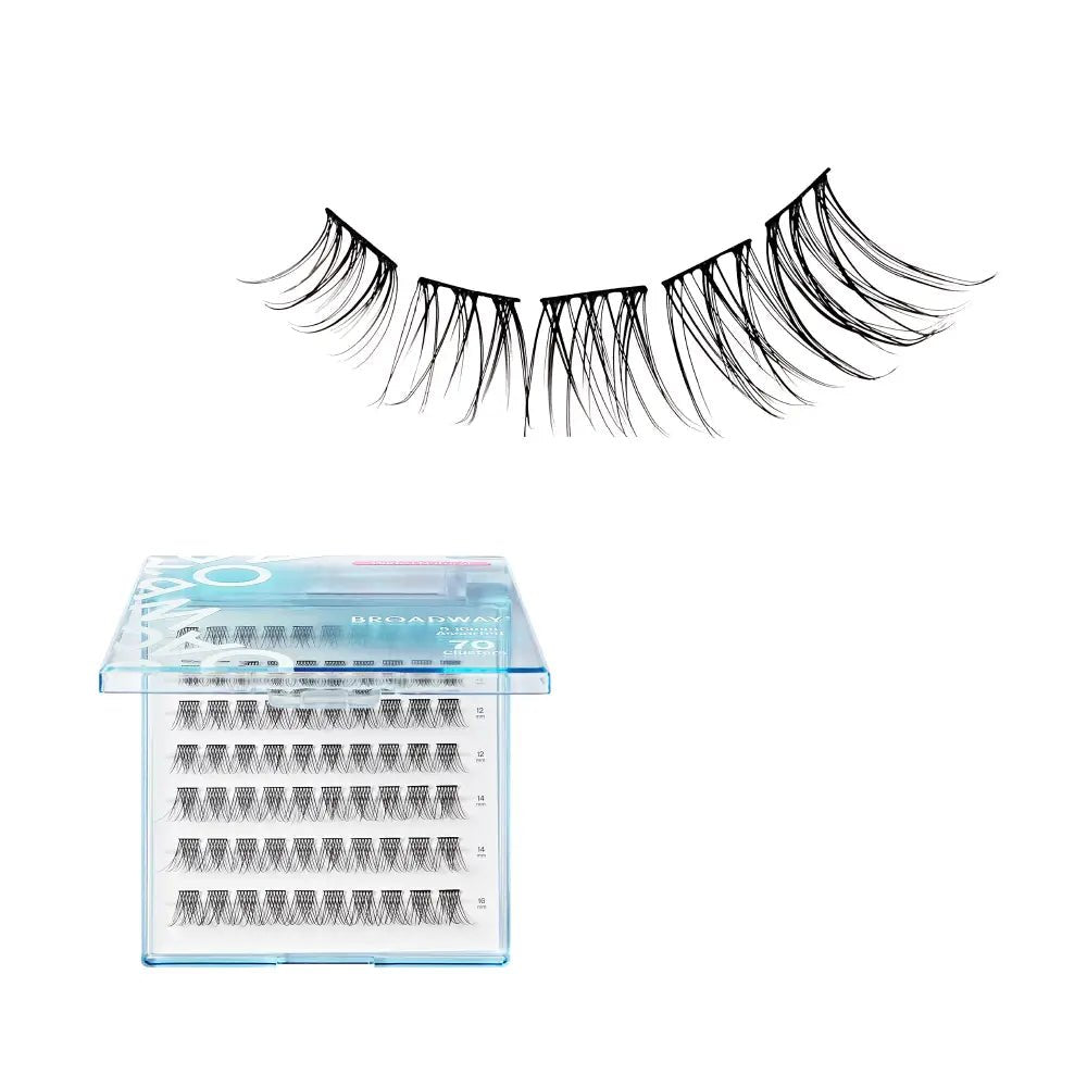 Broadway Natural DIY Cluster Lashes – (70–77pcs) - Beauty Exchange Beauty Supply