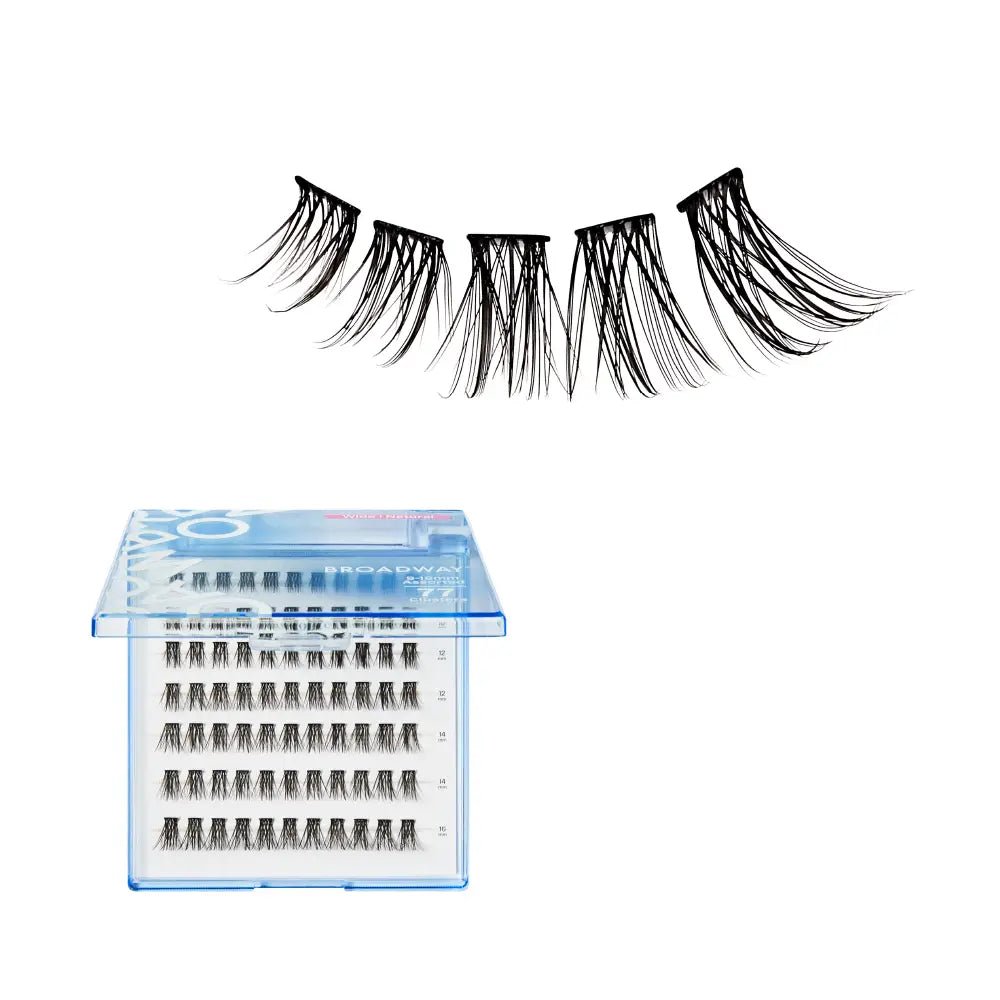 Broadway Natural DIY Cluster Lashes – (70–77pcs) - Beauty Exchange Beauty Supply