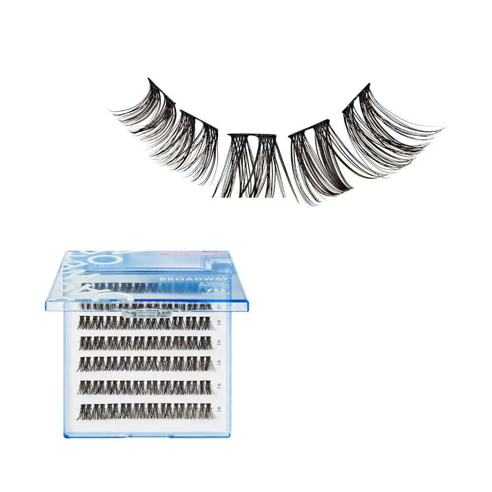 Broadway Natural DIY Cluster Lashes – (70–77pcs) - Beauty Exchange Beauty Supply