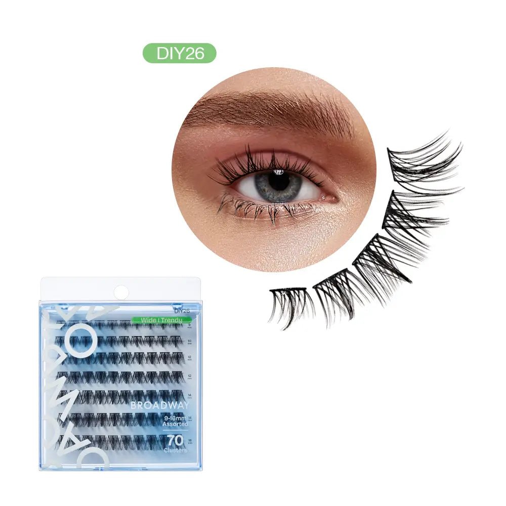 Broadway Trendy DIY Cluster Lashes – (70–112pcs) - Beauty Exchange Beauty Supply