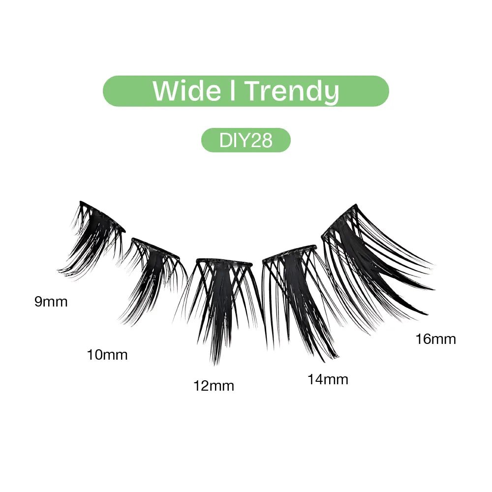 Broadway Trendy DIY Cluster Lashes – (70–112pcs) - Beauty Exchange Beauty Supply