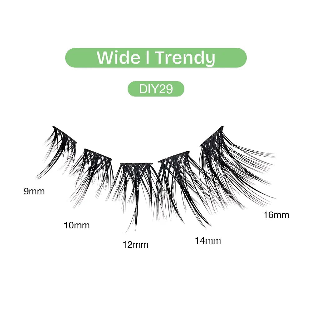 Broadway Trendy DIY Cluster Lashes – (70–112pcs) - Beauty Exchange Beauty Supply