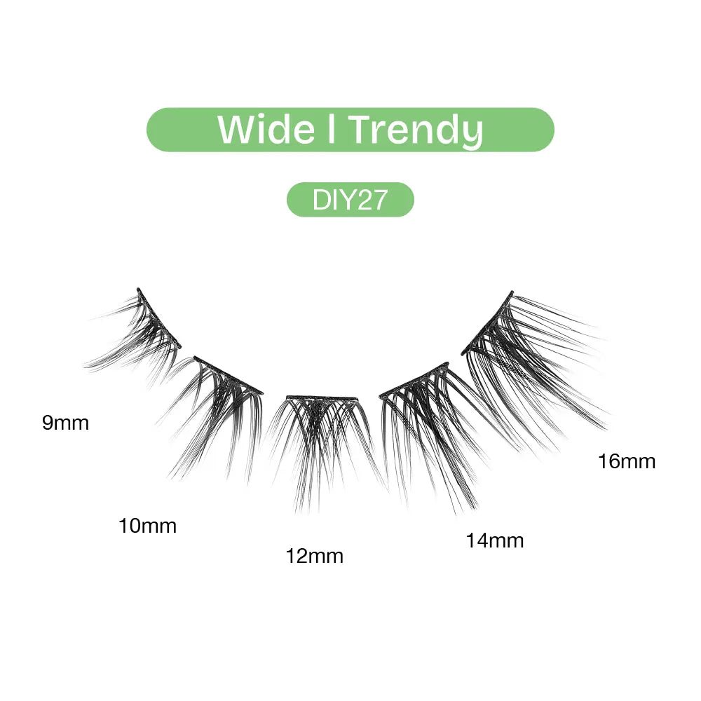 Broadway Trendy DIY Cluster Lashes – (70–112pcs) - Beauty Exchange Beauty Supply
