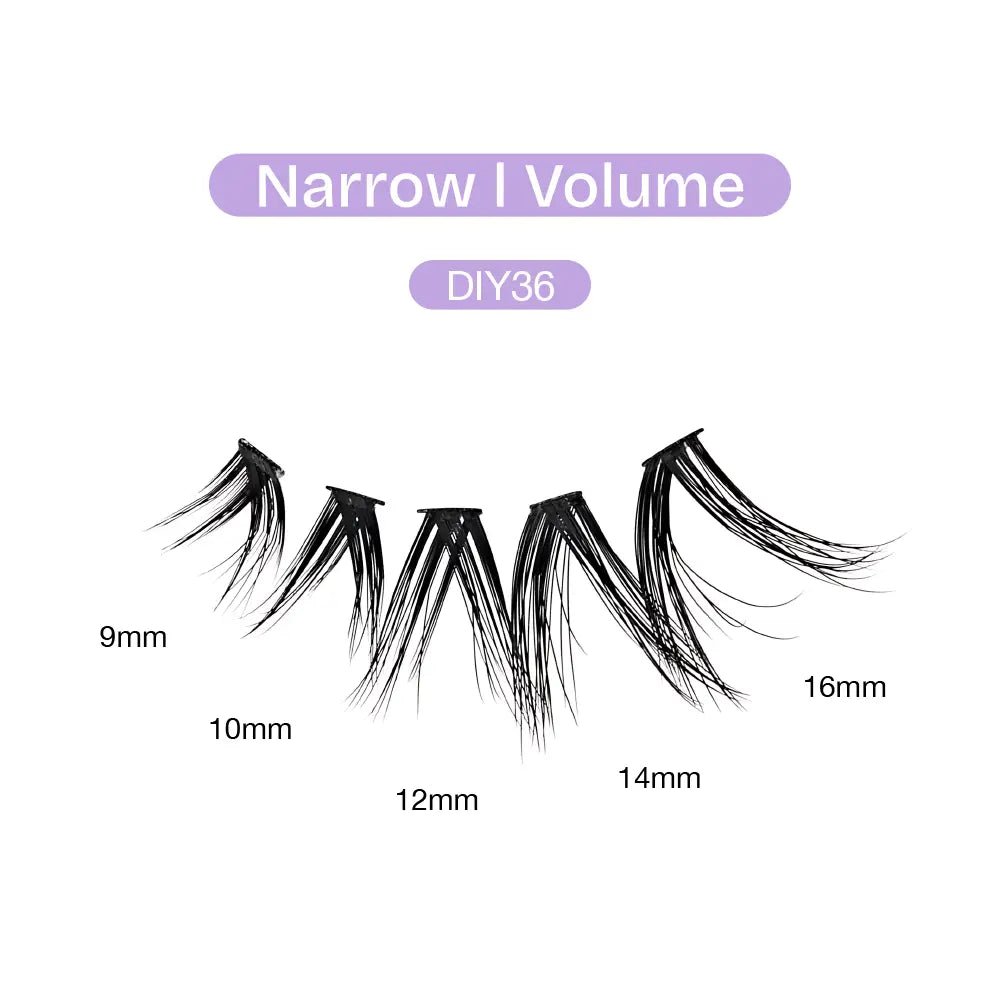 Broadway Volume DIY Cluster Lashes – 112pcs - Beauty Exchange Beauty Supply