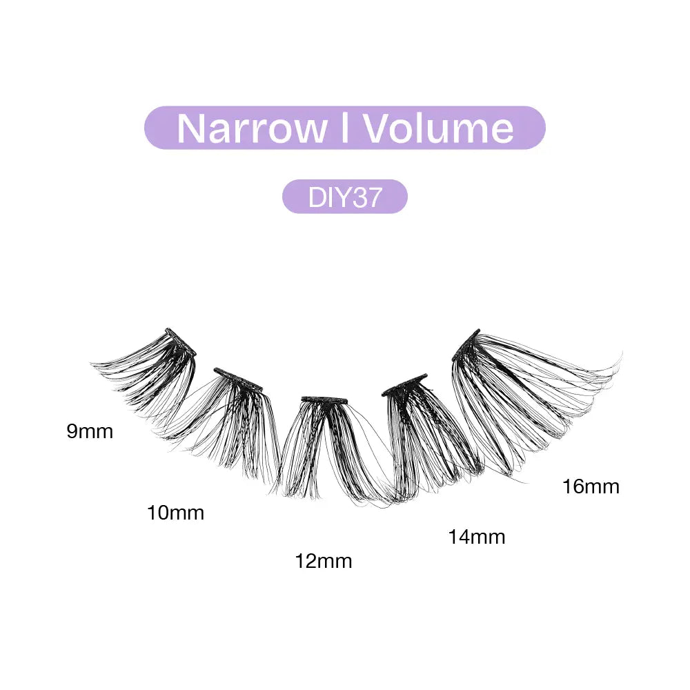 Broadway Volume DIY Cluster Lashes – 112pcs - Beauty Exchange Beauty Supply