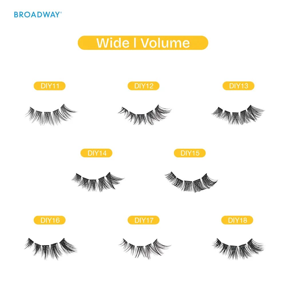 Broadway Volume DIY Cluster Lashes – Bold (56–84pcs) - Beauty Exchange Beauty Supply