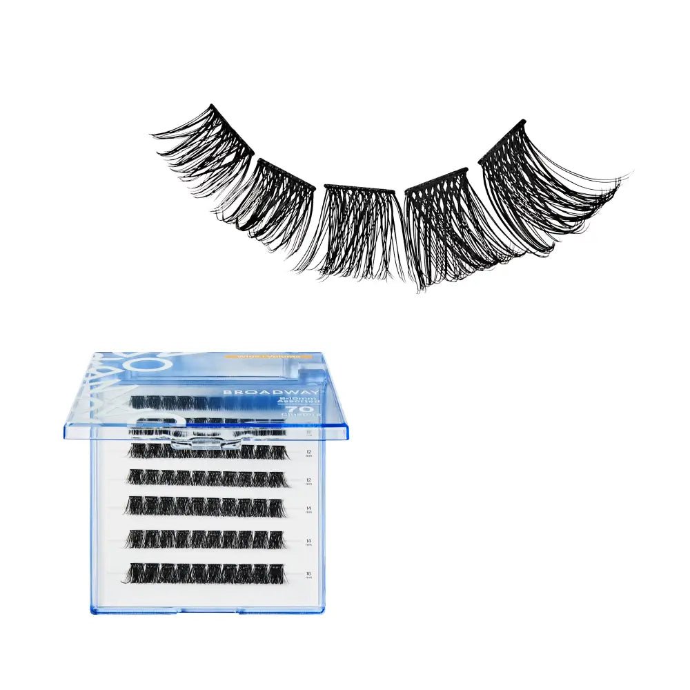 Broadway Volume DIY Cluster Lashes – Bold (56–84pcs) - Beauty Exchange Beauty Supply