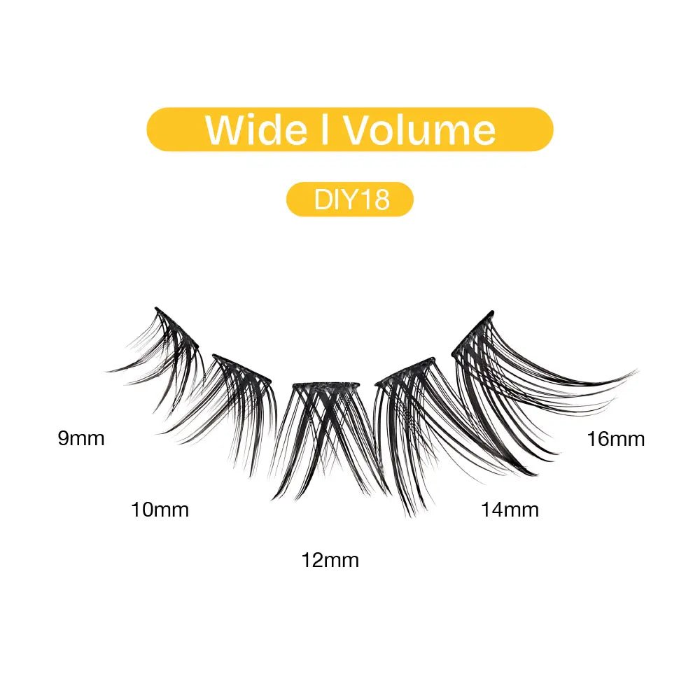 Broadway Volume DIY Cluster Lashes – Bold (56–84pcs) - Beauty Exchange Beauty Supply