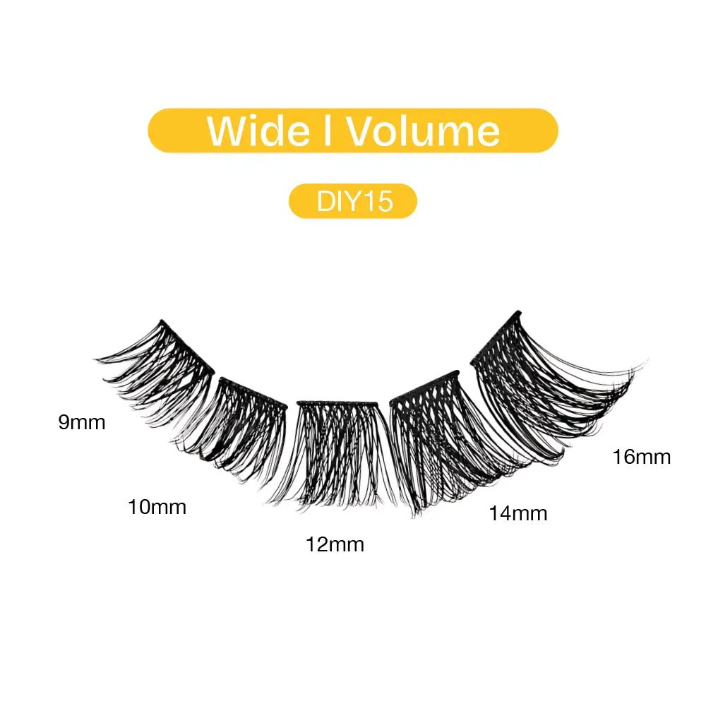 Broadway Volume DIY Cluster Lashes – Bold (56–84pcs) - Beauty Exchange Beauty Supply