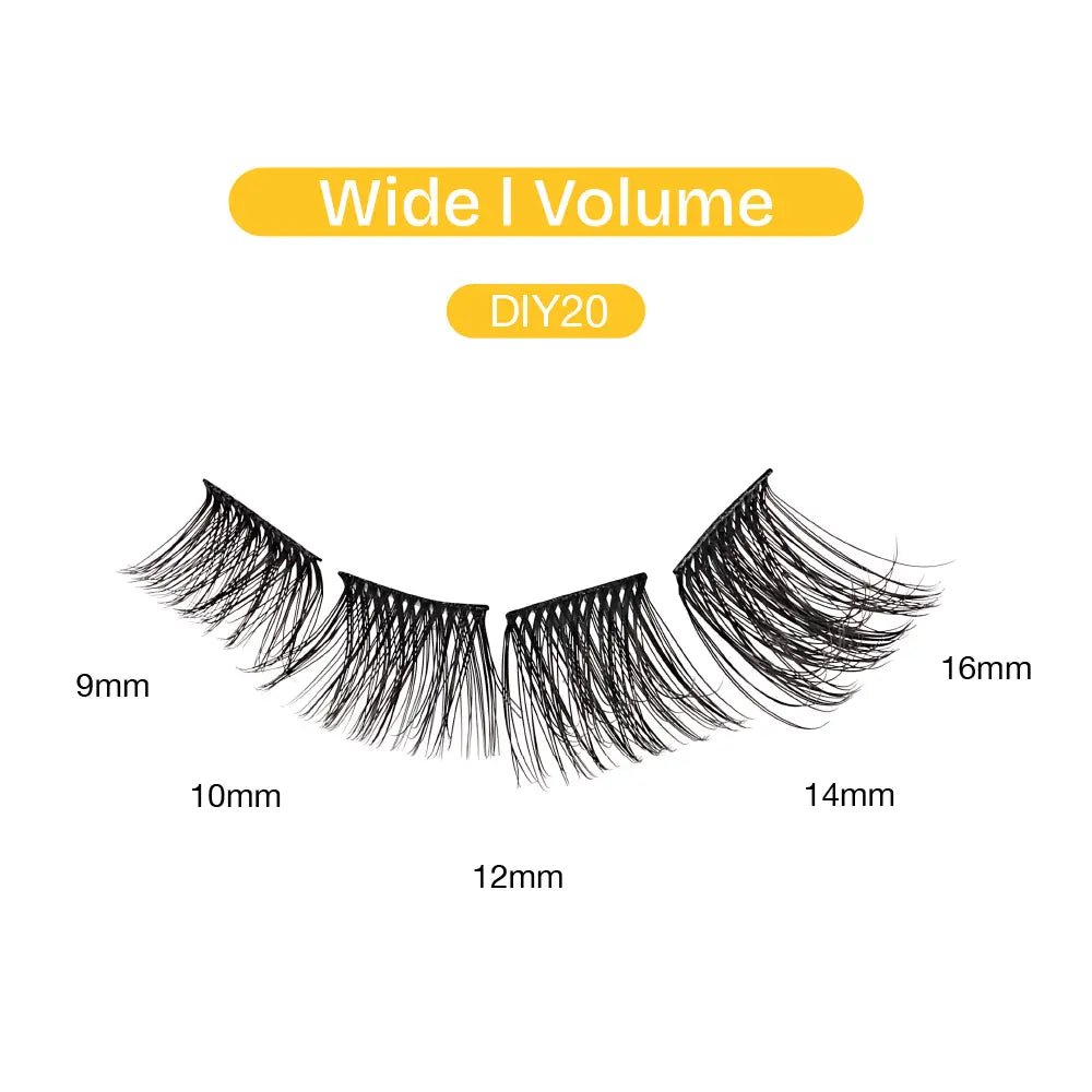 Broadway Volume DIY Cluster Lashes – Bold (56–84pcs) - Beauty Exchange Beauty Supply