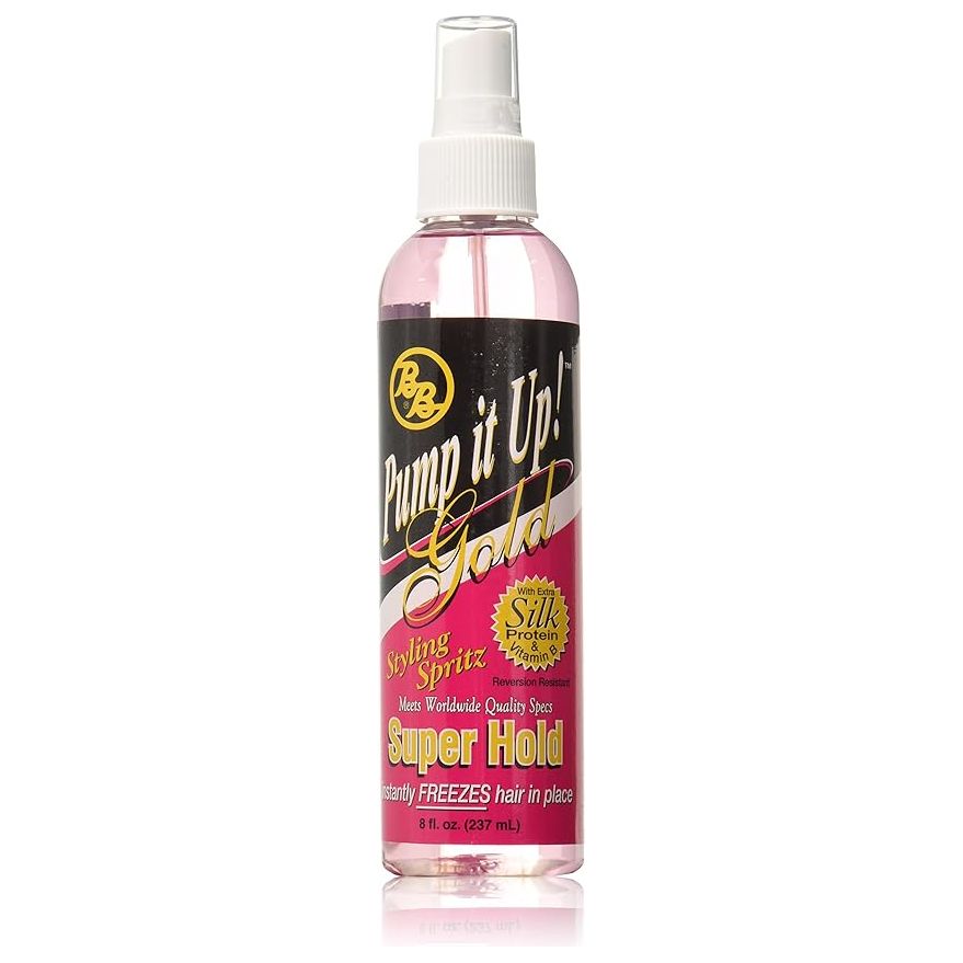 Bronner Bros Styling Essentials โ Wrapping Lotion & Pump It Up Styling Spritz (8oz โ 8.5oz) - Beauty Exchange Beauty Supply