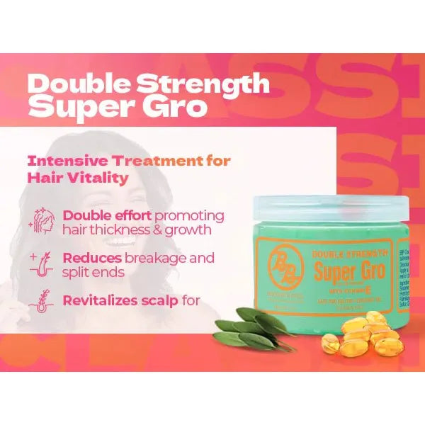 Bronner Bros Super Gro Hair & Scalp Conditioner – 6 Variants | Vitamin E & Herbal Oil Infused | Paraben & Gluten - Free - Beauty Exchange Beauty Supply