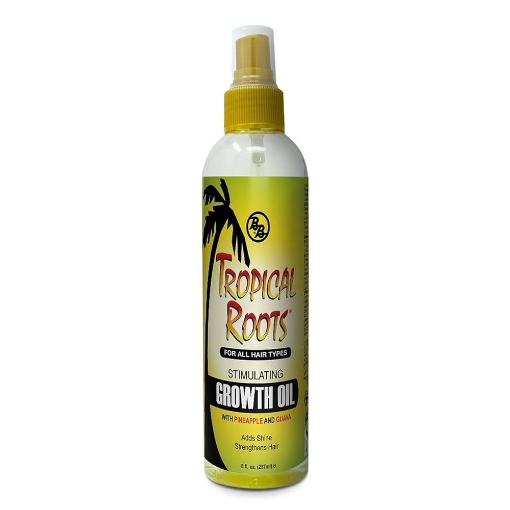 Bronner Bros. Tropical Roots Growth Oil โ 8 fl oz - Beauty Exchange Beauty Supply