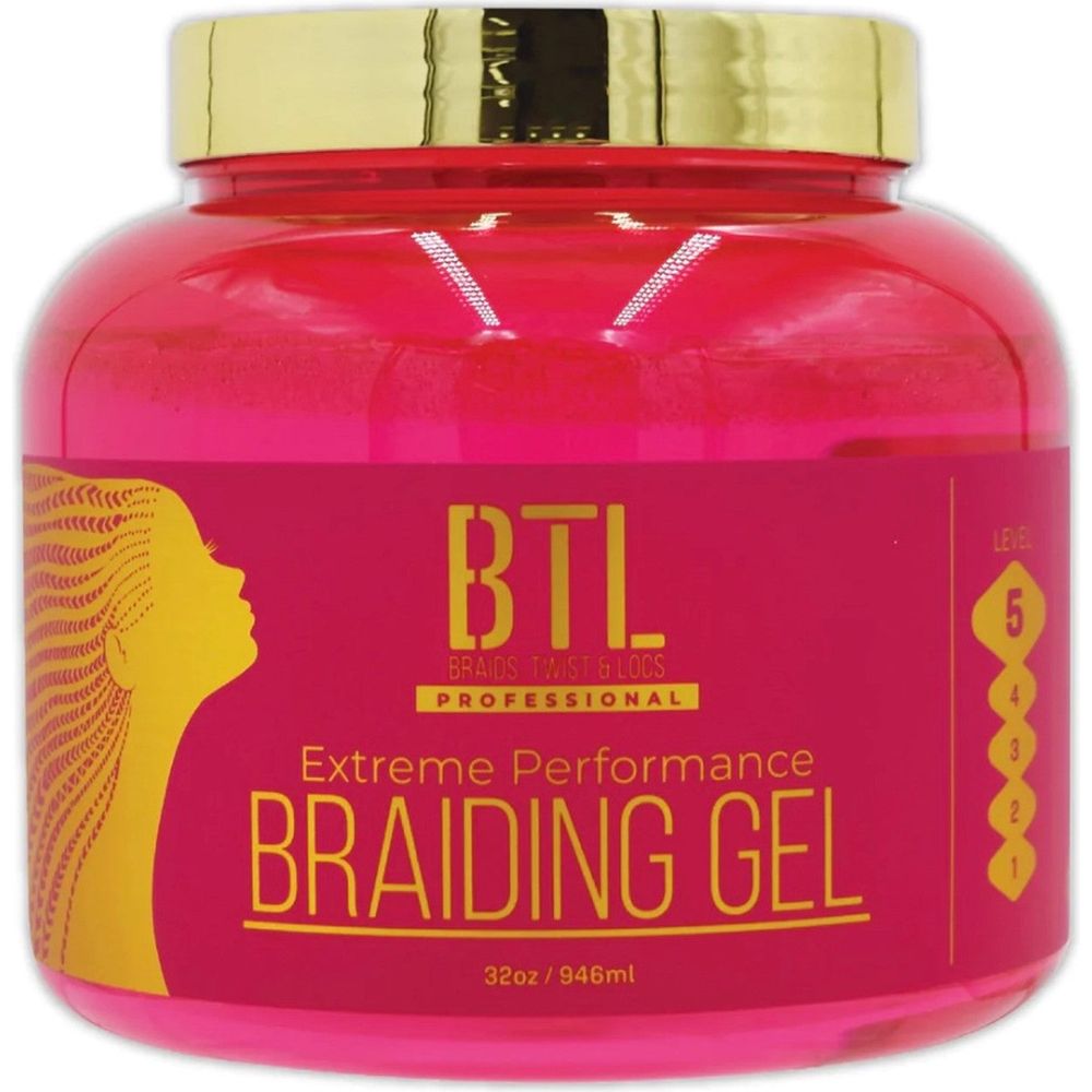 BTL Braiding Gel Extreme - Ultimate Hair Styling Solution for Braids, Locs & Twists | Long - Lasting Strong Hold | Non - Greasy & Lightweight Formula | Natural Ingredients for Healthy Hair Growth - Beauty Exchange Beauty Supply