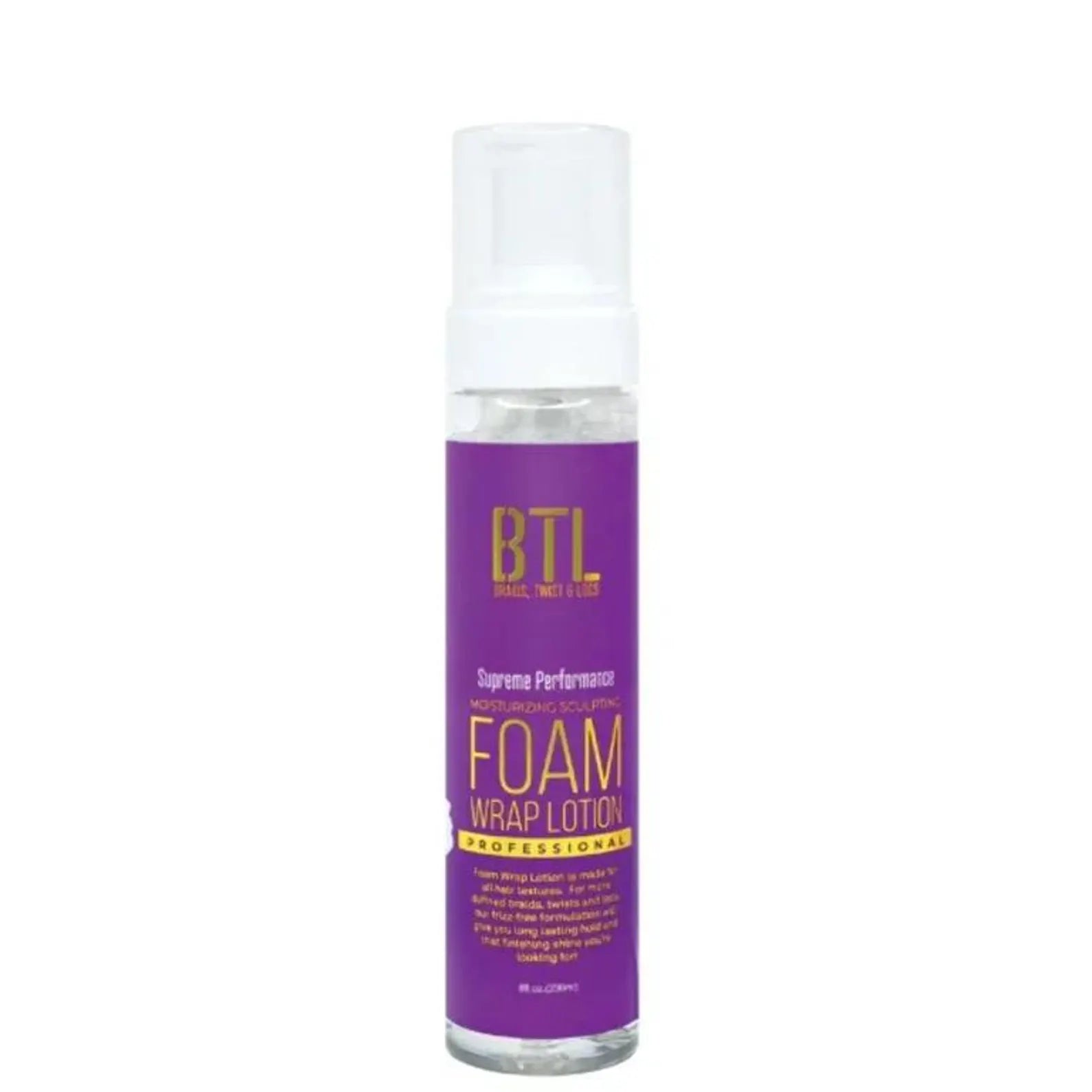 BTL Foam Wrap Lotion Supreme Performance 8 oz - Beauty Exchange Beauty Supply