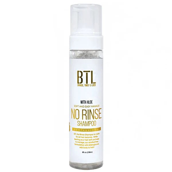 BTL No‑Rinse Shampoo – Gentle Cleansing Foam – 8 oz - Beauty Exchange Beauty Supply