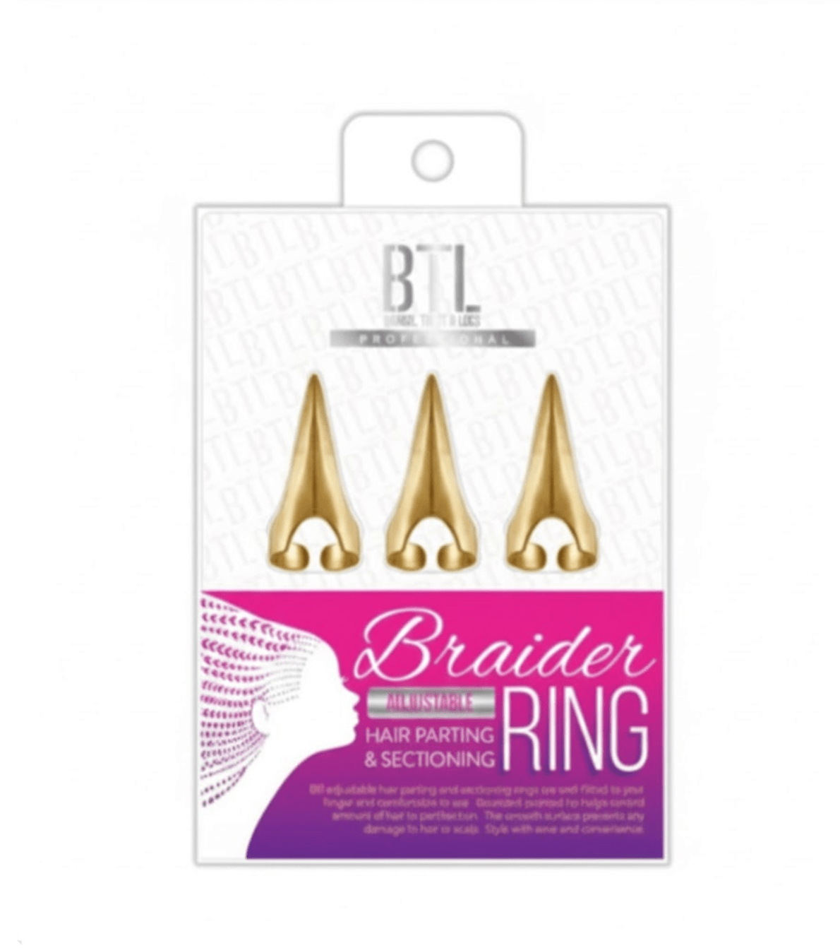 BTL Professional Adjustable Braider Hair Parting & Sectioning Ring - Beauty Exchange Beauty Supply