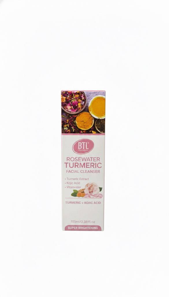 BTL Professional Rosewater Turmeric Face Cleanser - 3.38 oz - Beauty Exchange Beauty Supply