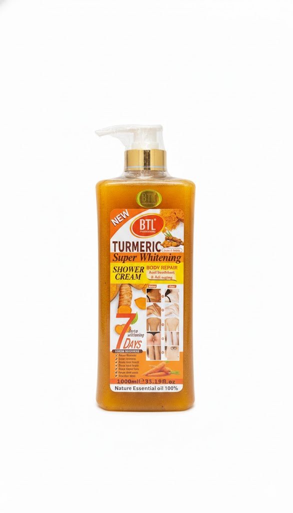 BTL Professional Turmeric Shower Cream – 35.19 oz - Beauty Exchange Beauty Supply