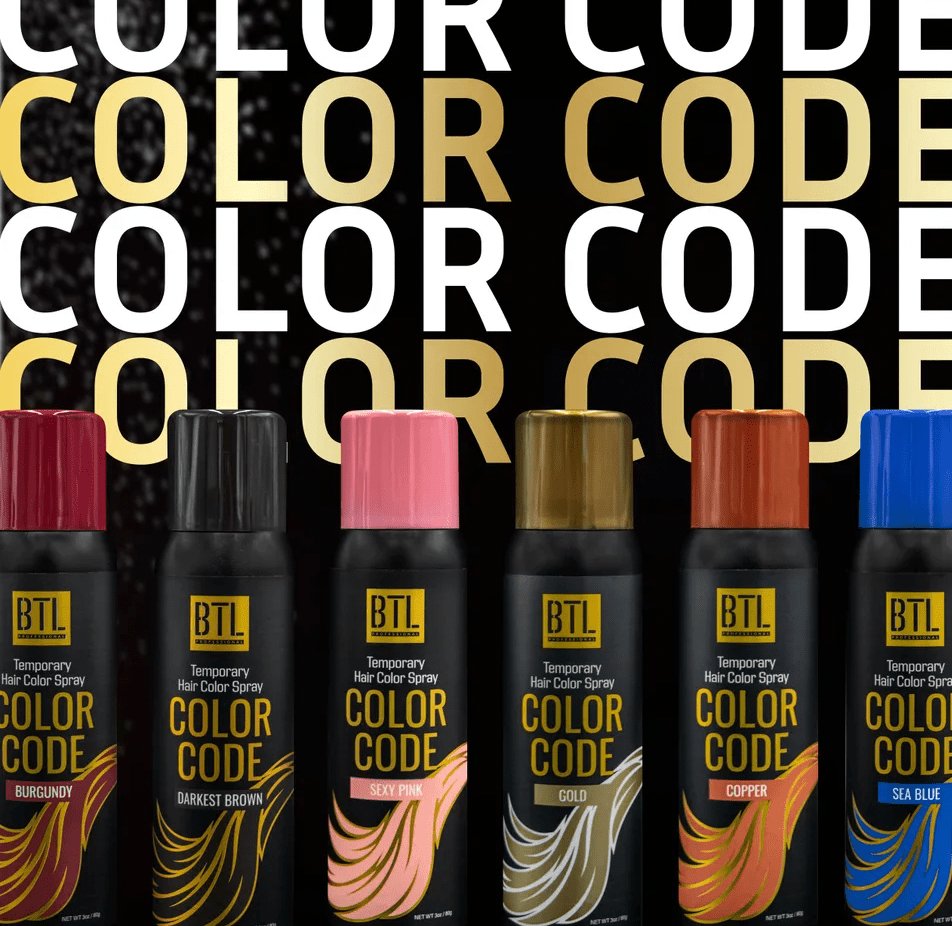 BTL Temporary Hair Color Glitter Spray – 3oz - Beauty Exchange Beauty Supply