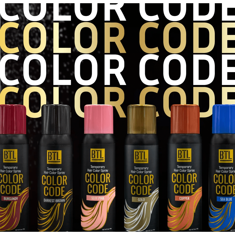 BTL Temporary Hair Color Glitter Spray – 3oz - Beauty Exchange Beauty Supply