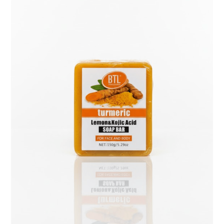 BTL Turmeric Lemon Kojic Acid Soap Bar - Beauty Exchange Beauty Supply
