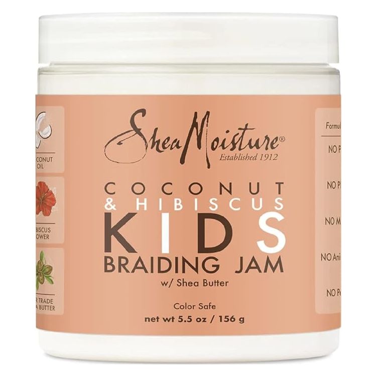 SheaMoisture Kids Braiding Jam Coconut and Hibiscus – 5.5 oz