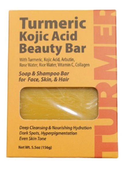 By Nature Turmeric Kojic Acid Beauty Bar – 5.5 oz - Beauty Exchange Beauty Supply