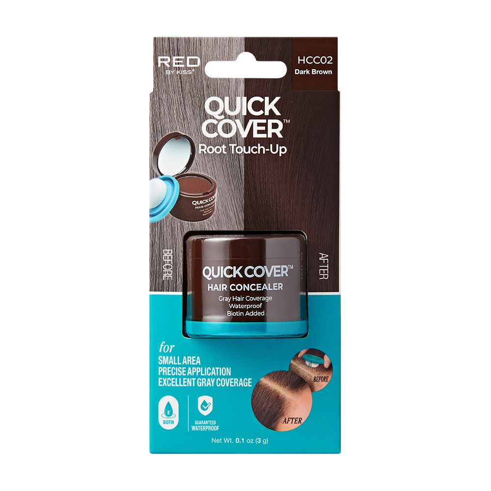 Red by Kiss Hair Concealer – Black & Dark Brown