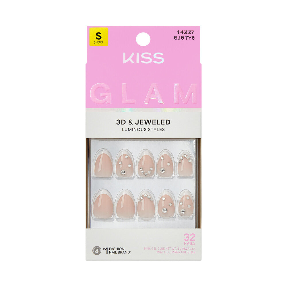 Kiss Glam 3D & Jeweled Nails