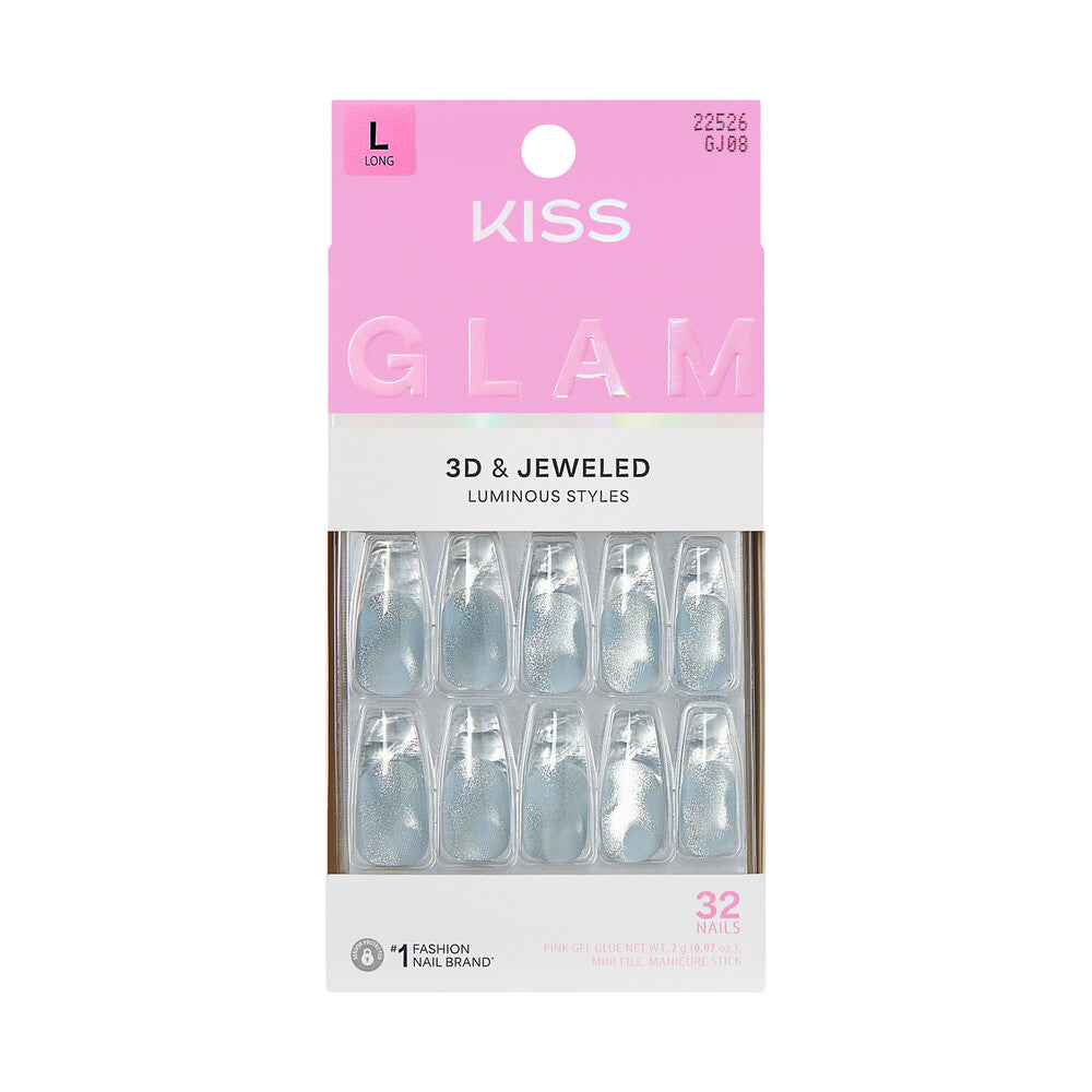 Kiss Glam 3D & Jeweled Nails
