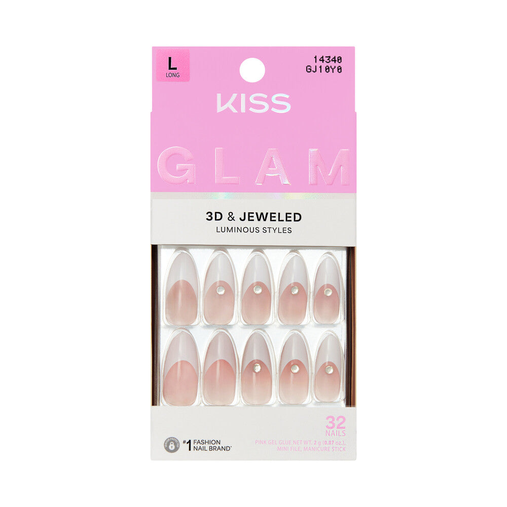 Kiss Glam 3D & Jeweled Nails