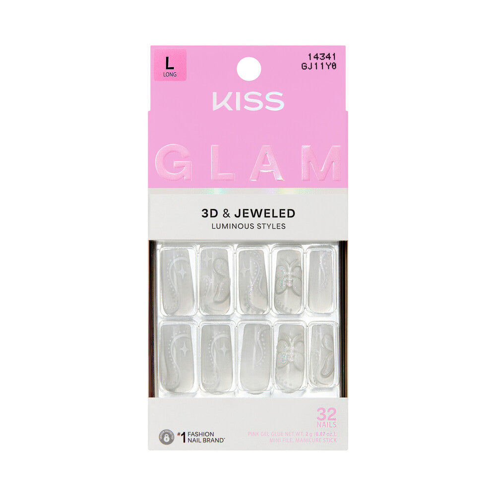 Kiss Glam 3D & Jeweled Nails