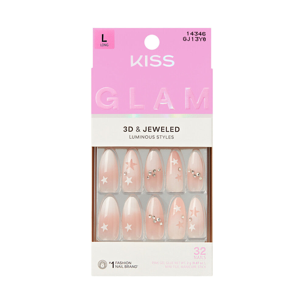 Kiss Glam 3D & Jeweled Nails