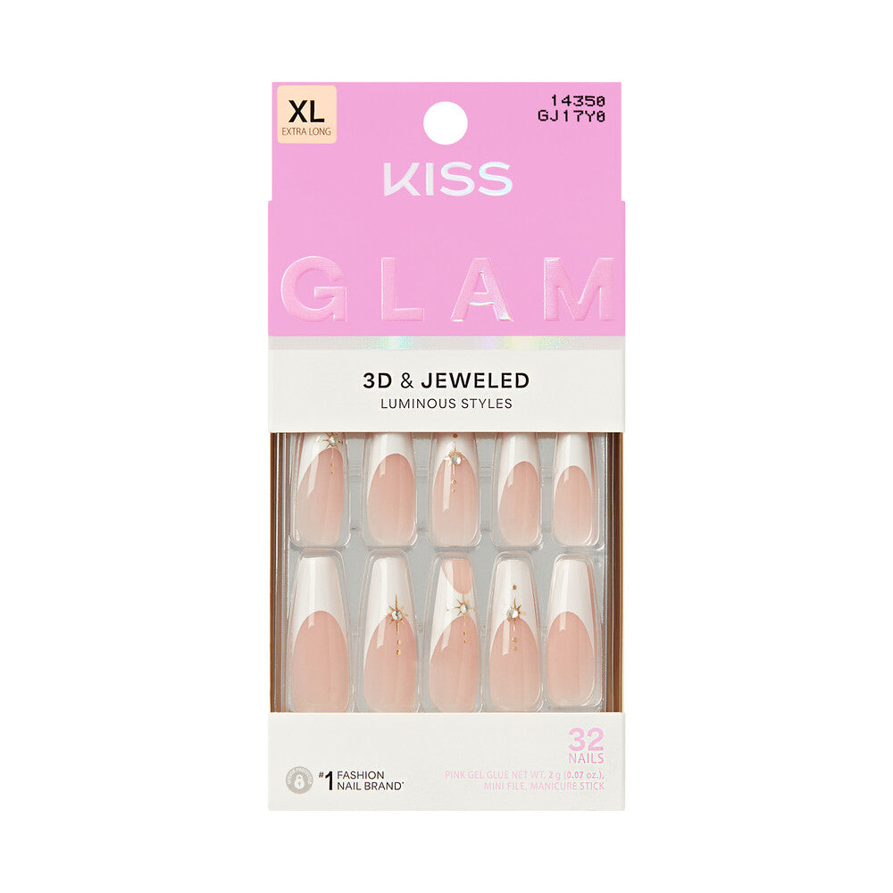 Kiss Glam 3D & Jeweled Nails