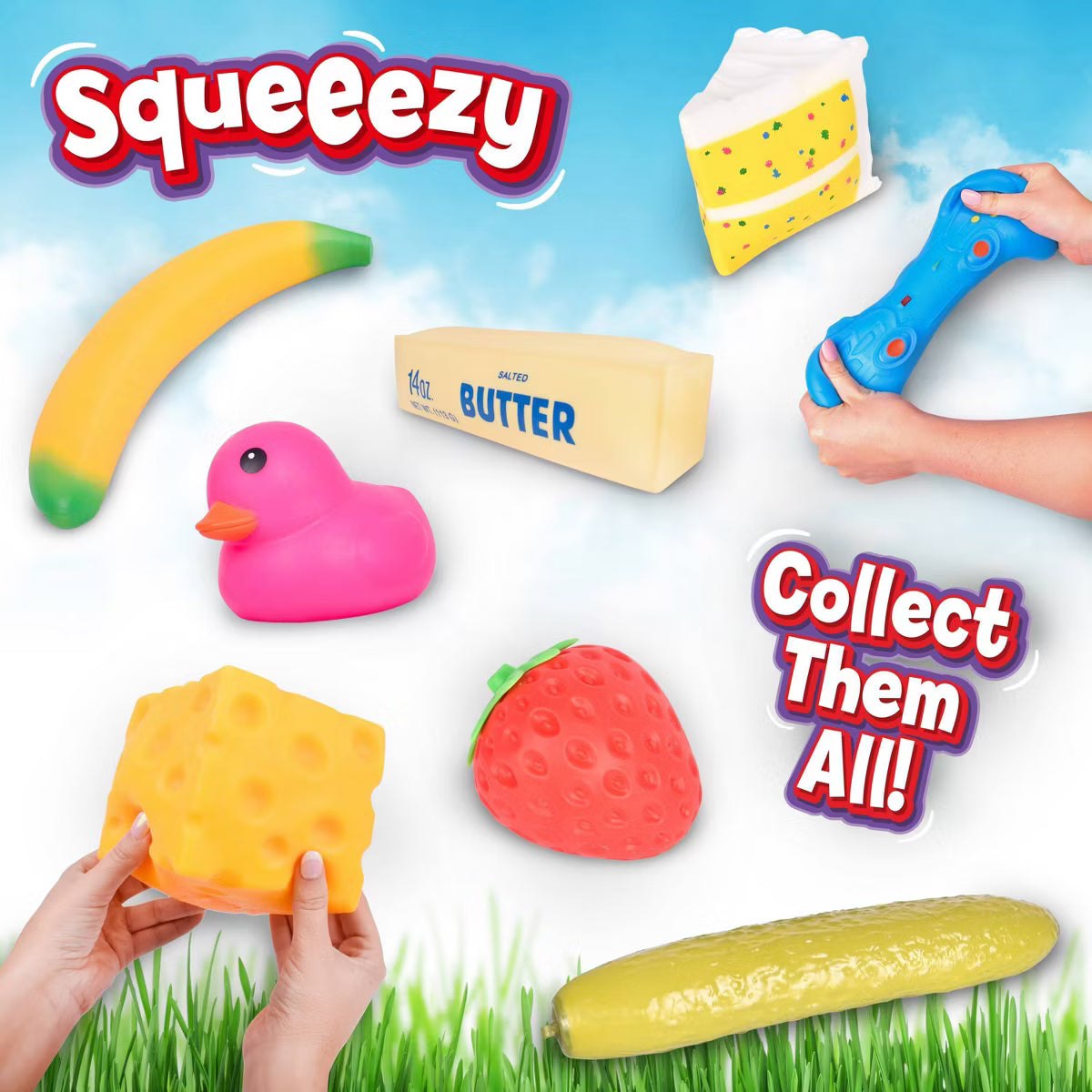 Squeezy Butter Shape Fidget Toy