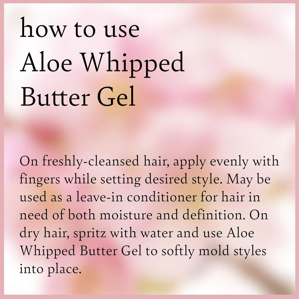 Camille Rose Aloe Whipped Butter Hair Styling Gel, with Aloe Vera and Macadamia Oil for Moisture and Light Hold, for All Hair Types 8 oz - Beauty Exchange Beauty Supply
