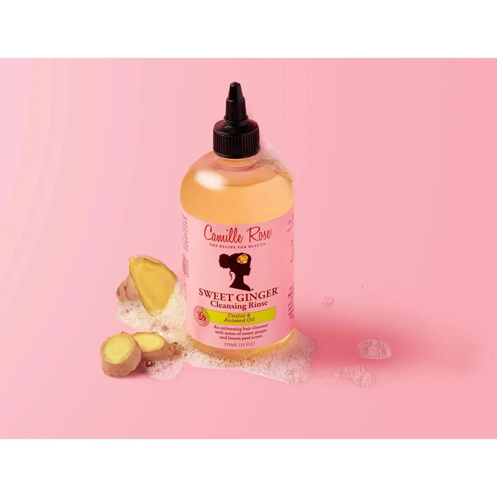 Camille Rose Cleanse Collection – Sweet Ginger, Chebe + Castor, Scalp Treatment – 12 oz - Beauty Exchange Beauty Supply