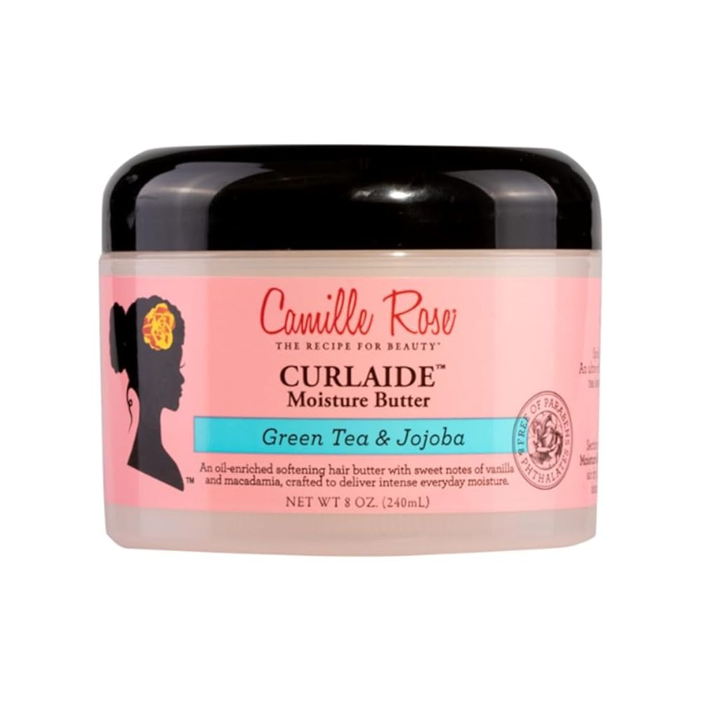 Camille Rose Curlaide Moisture Butter, Hair Styling Cream for Intense Moisture to Strengthen and Nourish Strands, 8 oz - Beauty Exchange Beauty Supply