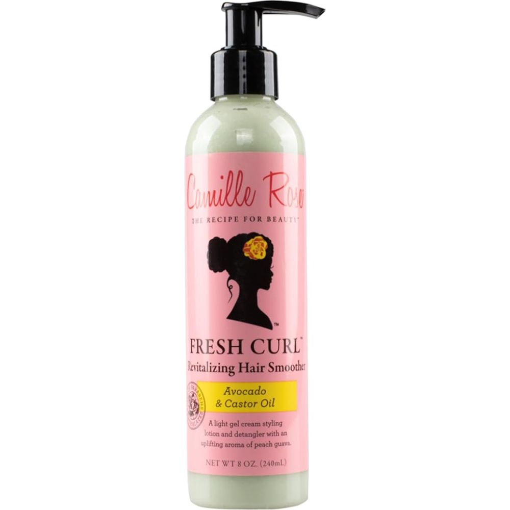 Camille Rose Fresh Curl Hair Styling Lotion & Detangler, with Avocado and Castor Oil, to Moisturize and Promote Hair Growth, for all Hair Types, 8 oz - Beauty Exchange Beauty Supply