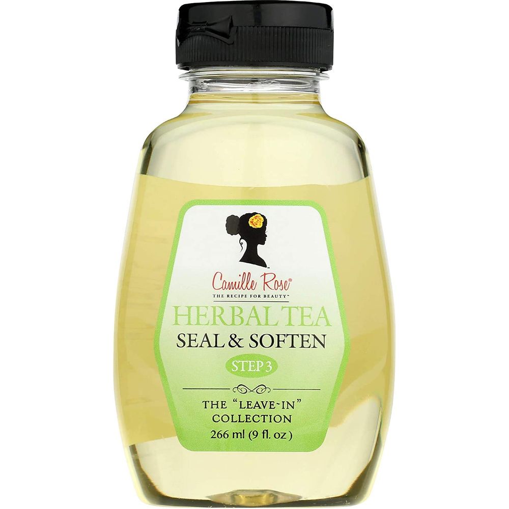 Camille Rose Herbal Tea leave in Hair Oil, with Jojoba and Lavender to Seal Moisture and Soften Strands, for all Hair Types, 9 fl oz - Beauty Exchange Beauty Supply