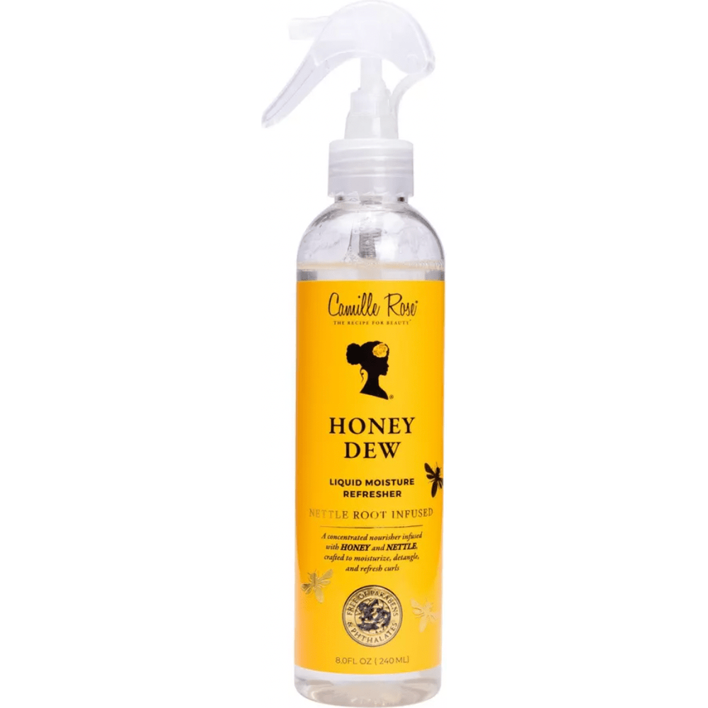 Camille Rose Honey Dew Liquid Moisture Refresher – 8 oz Lightweight Daily Hydration with Honey & Citrus Oils - Beauty Exchange Beauty Supply