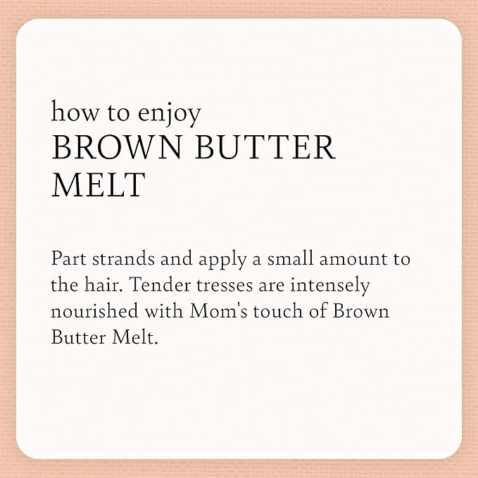 Camille Rose Kids Brown Butter Melt with Mandarin Oil – 4 oz | Nourishing Hair Balm for Scalp Care & Growth Support - Beauty Exchange Beauty Supply