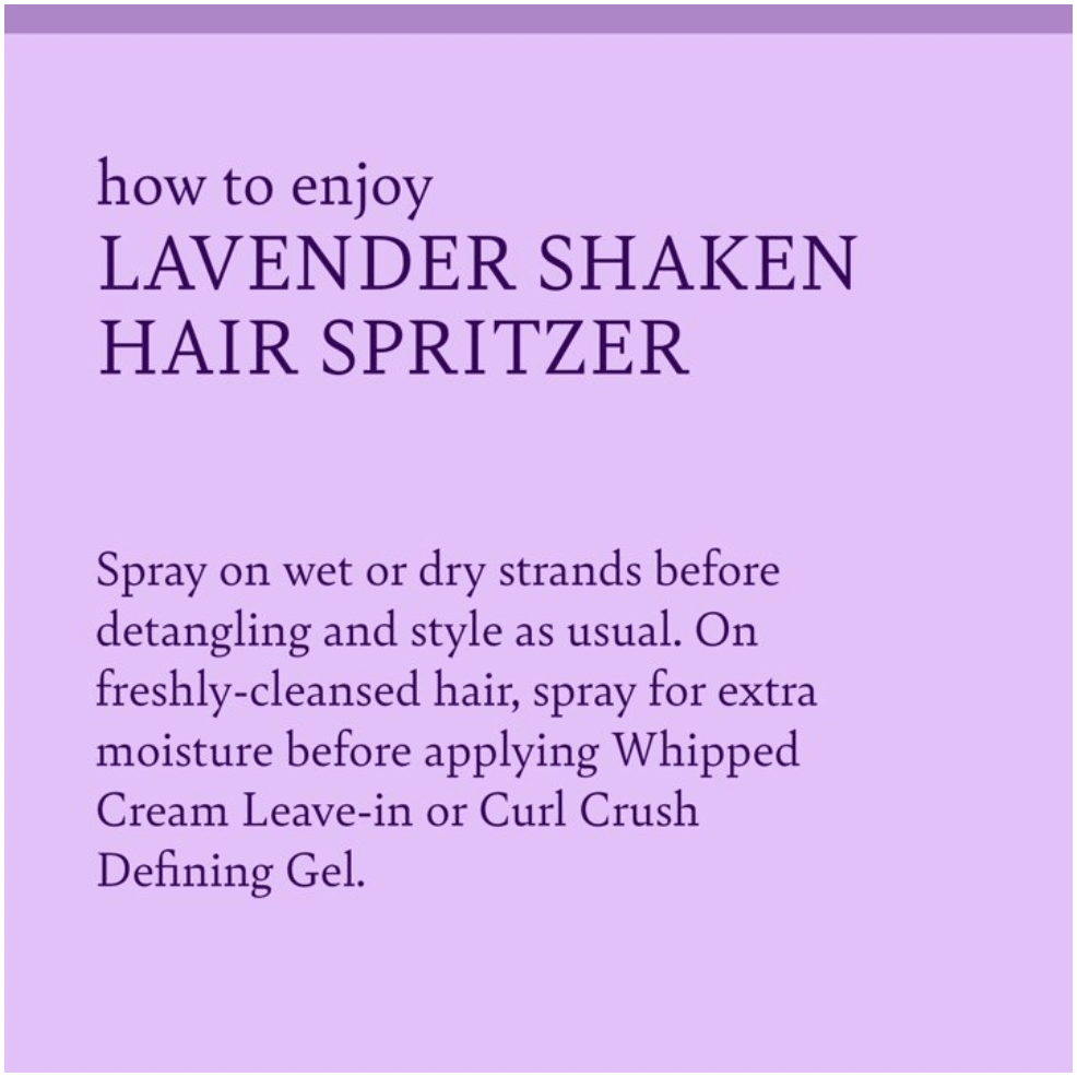 Camille Rose Lavender Shaken Hair Spritzer – 8 oz Lightweight Hydration with Lavender & Botanical Oils - Beauty Exchange Beauty Supply