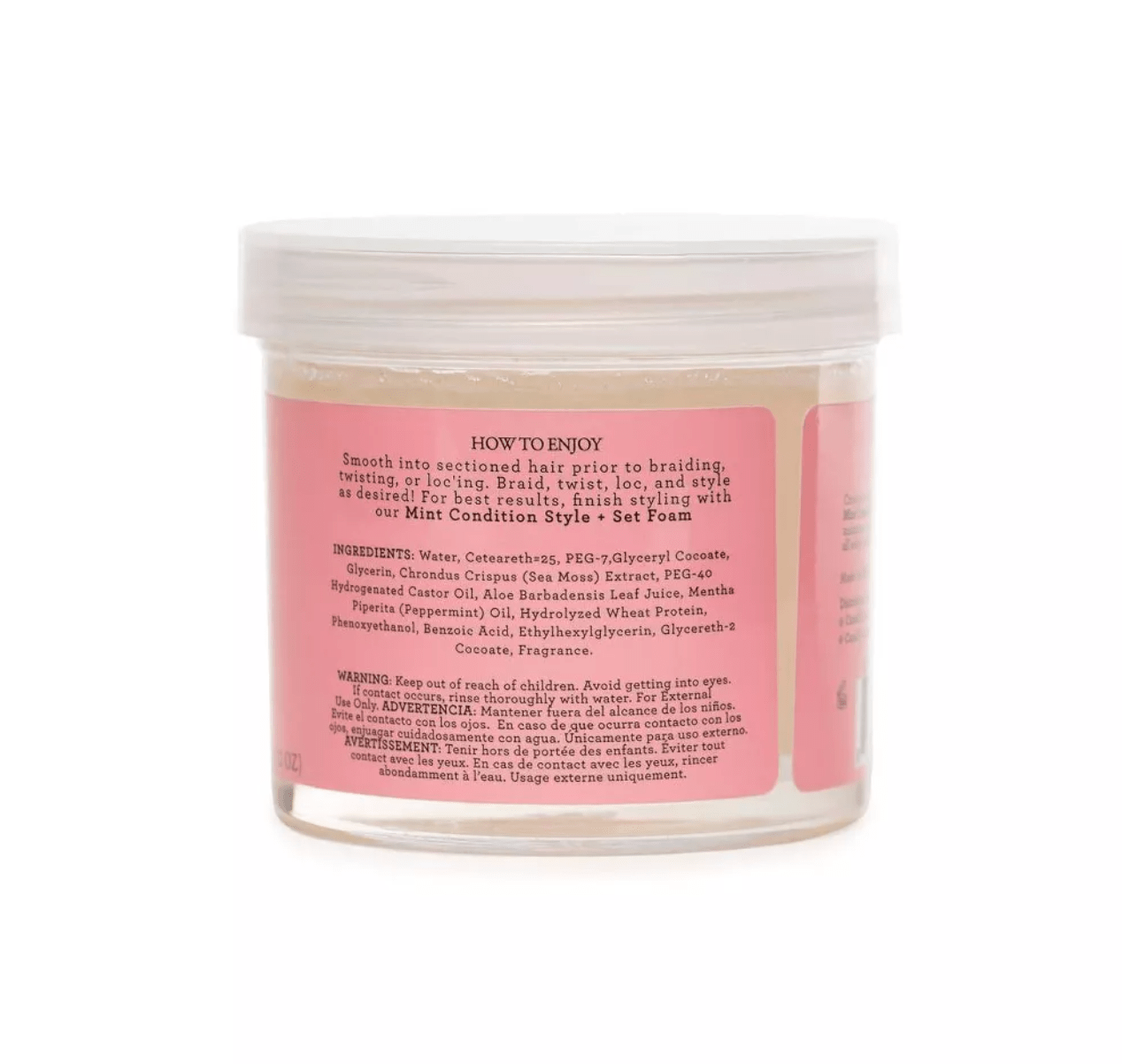 Camille Rose Mint Braiding Hair Gel – 12 oz - Beauty Exchange Beauty Supply