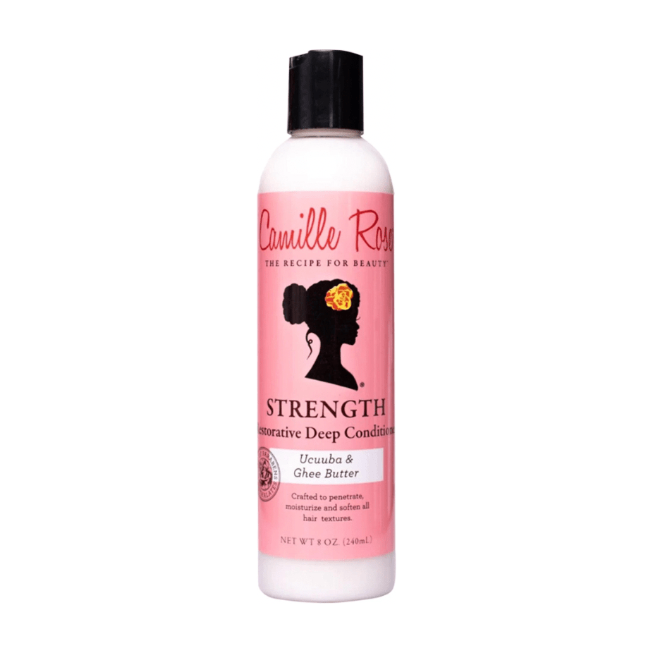 Camille Rose Strength Restorative Deep Conditioner – 8 oz Repair & Restore with Natural Oils for Stronger, Softer Hair - Beauty Exchange Beauty Supply