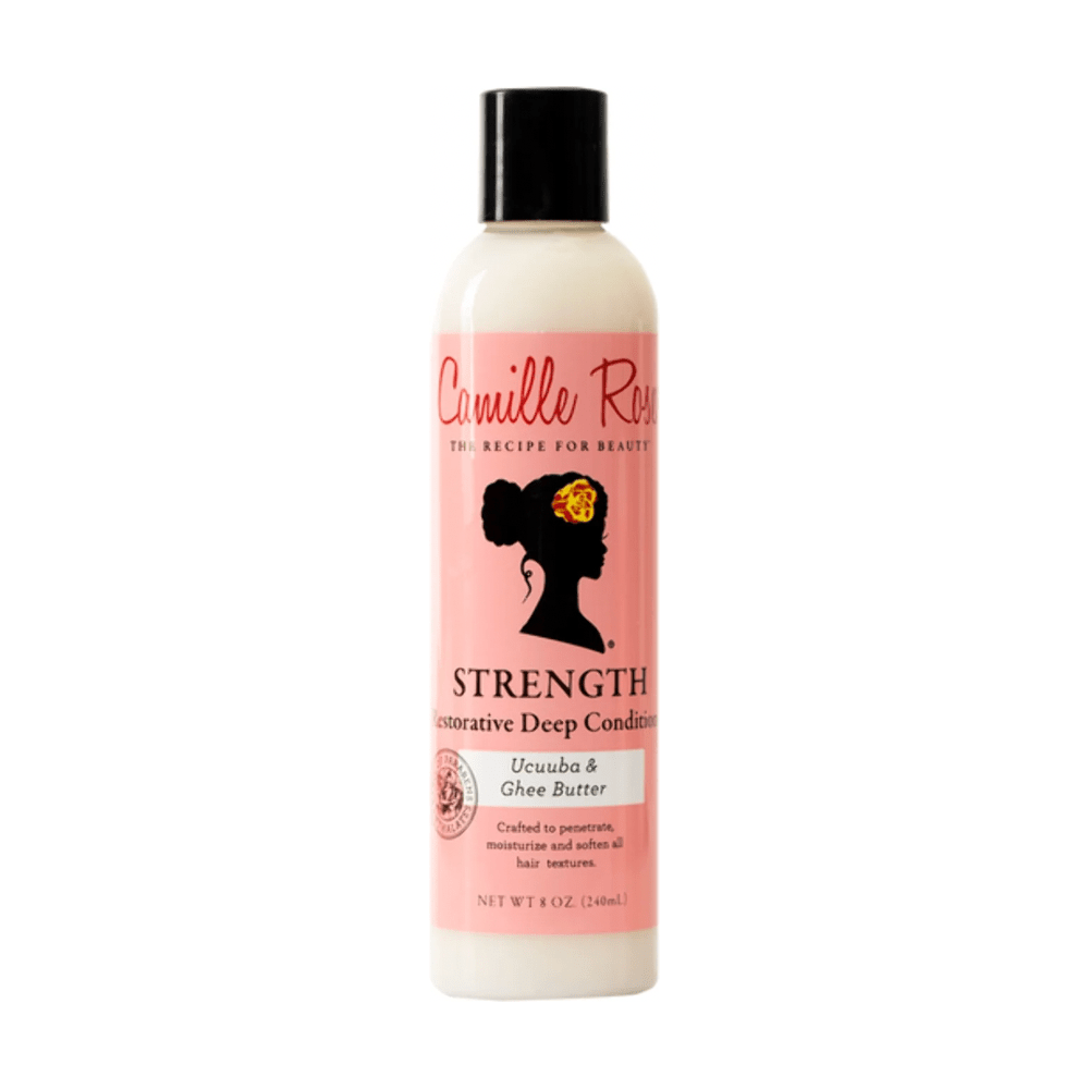 Camille Rose Strength Restorative Deep Conditioner – 8 oz Repair & Restore with Natural Oils for Stronger, Softer Hair - Beauty Exchange Beauty Supply