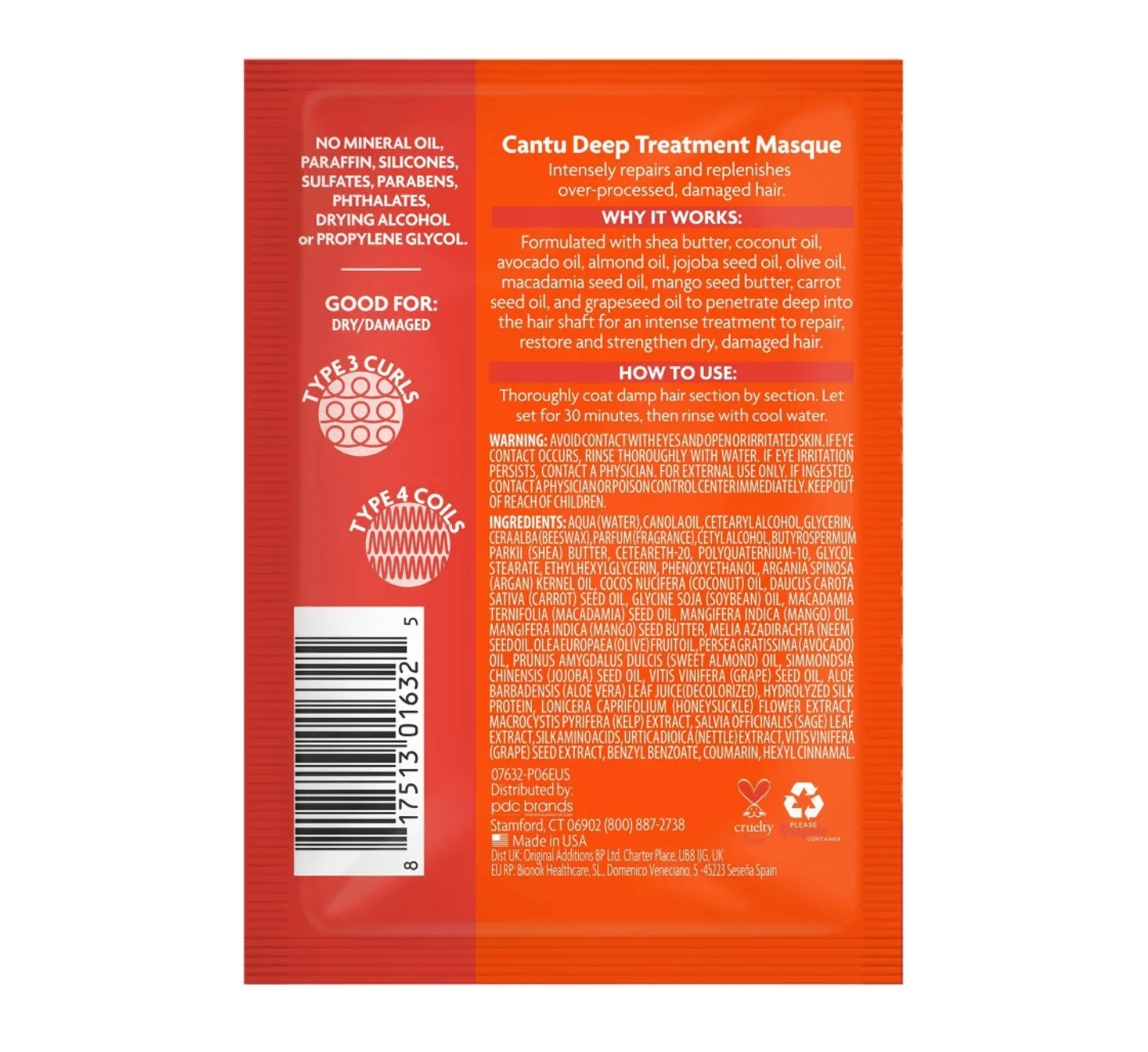 Cantu Intensive Repair Deep Treatment Masque - 1.75 oz - Beauty Exchange Beauty Supply